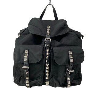 PRADA - 1BZ811 Black New Vera (nylon) leather) Backpack